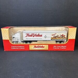 Liberty Classics True Value Die Cast Metal Tractor Trailer Collector Bank 1970